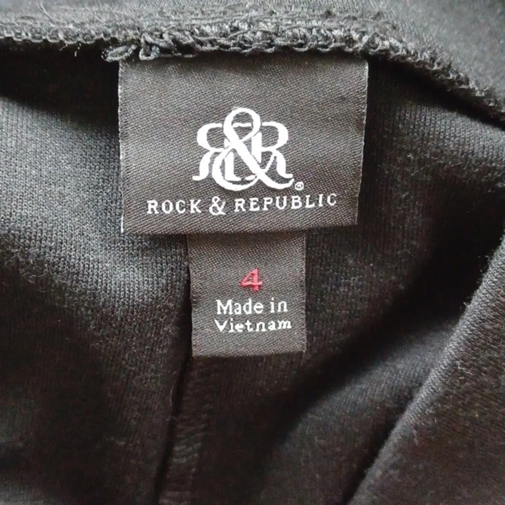 Rock & Republic Mini Skirt Studded Black Party Cocktail Clubbing Size 4